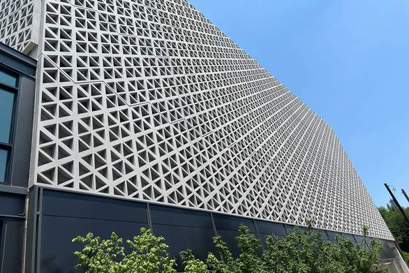 concrete nest facade