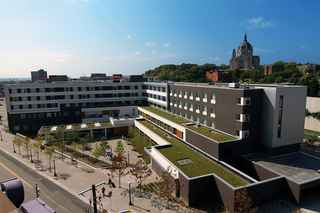 Aerial view of Higher Ground