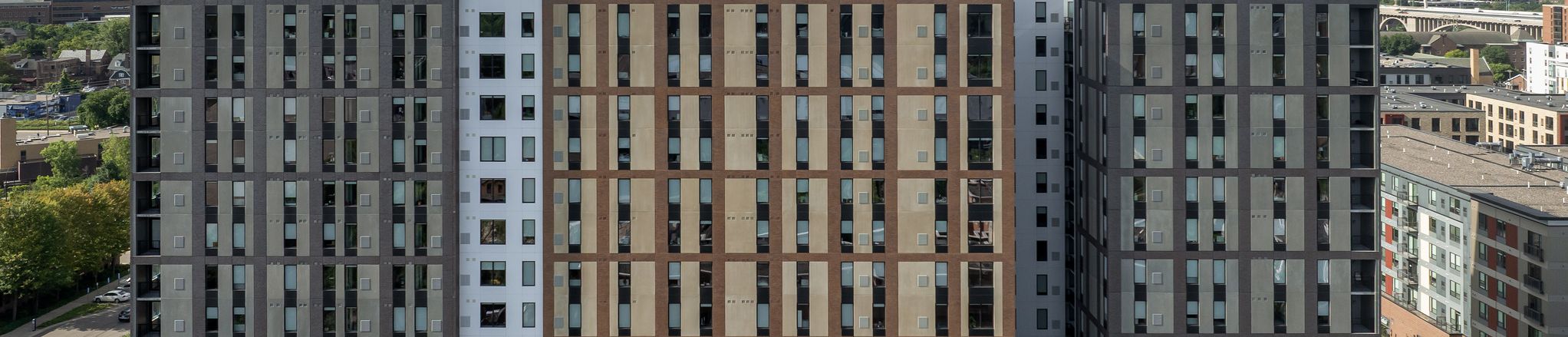 standard at dinkytown aerial view