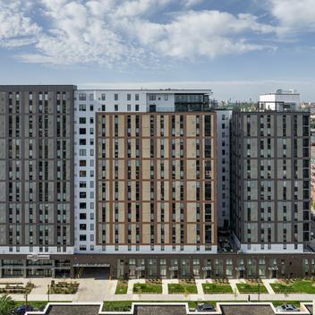 standard at dinkytown aerial view