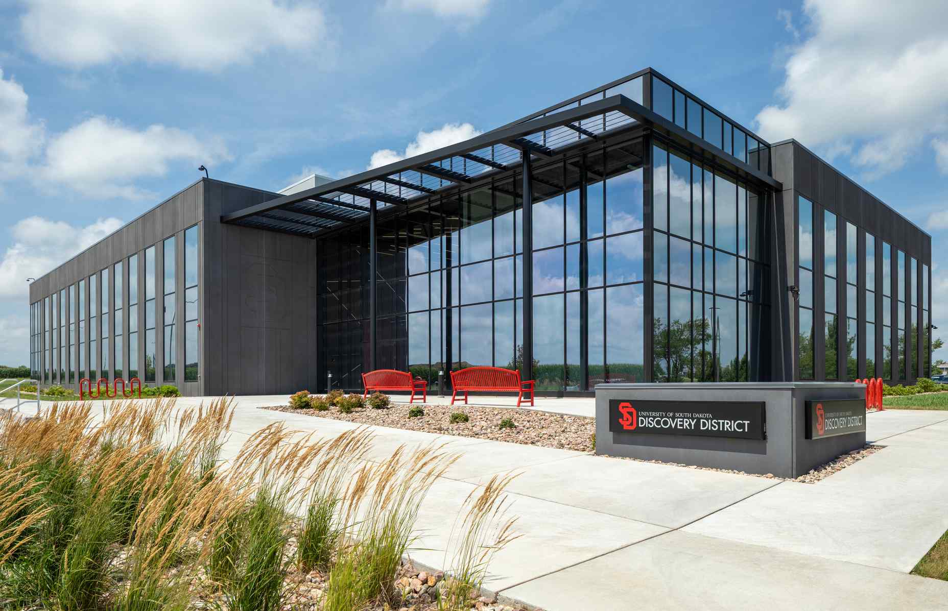 front entrance exterior of USD discovery district