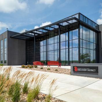 front view of entrance USD discovery district