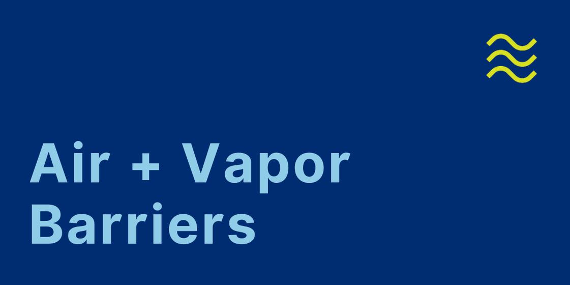 air & vapor barrier icon