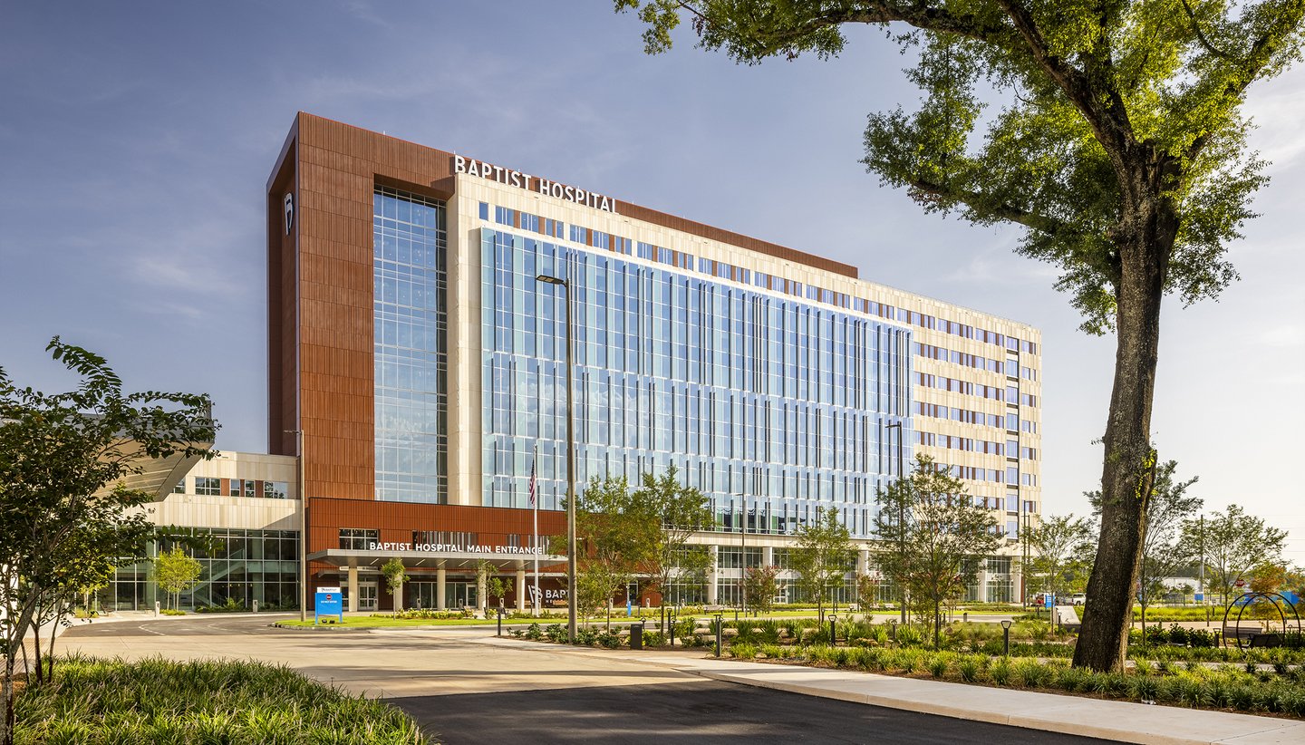 full view of baptist hospital