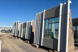 confidential office center panels in the yard