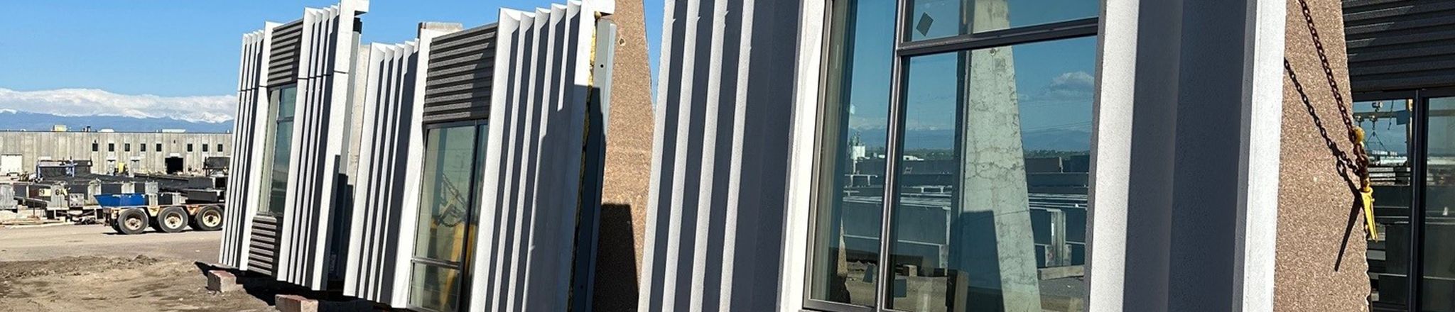 confidential office infinite facade panels in the yard