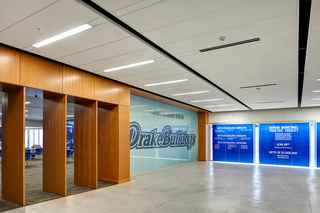 interior of drake university training facility