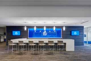 interior of drake university training facility