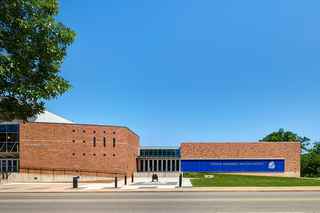 exterior of drake university training facility