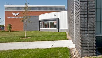 exterior of eden prairie middle school