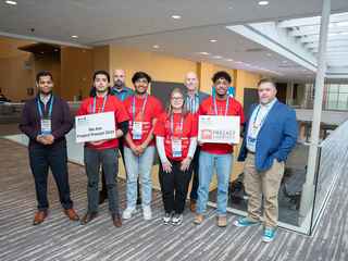 Gate's Project Precast 2025 team with coaches