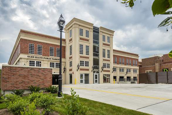 glen ellyn civic center parking exterior