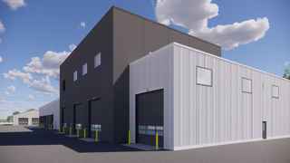 exterior garage entrances for a utility service center in Grand Forks, ND