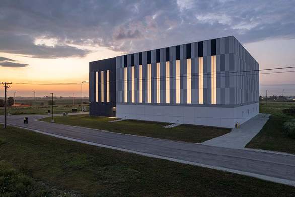 ibew training facility at night
