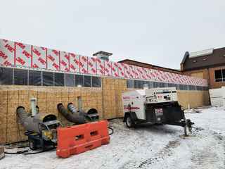 self-adhered 3M 2015 VP air barrier installation