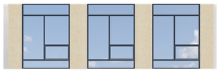 Infinite Facade100 utilizing full height windows with your choice of architectural finish