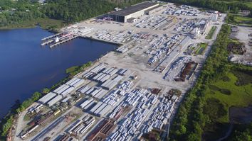 aerial of Wells' Jacksonville, FL, manufacturing facility