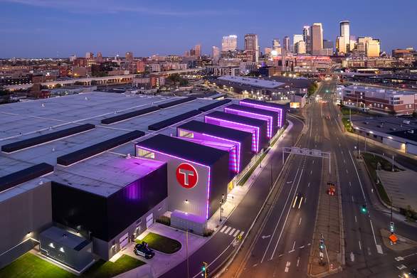 minneapolis bus garage interior