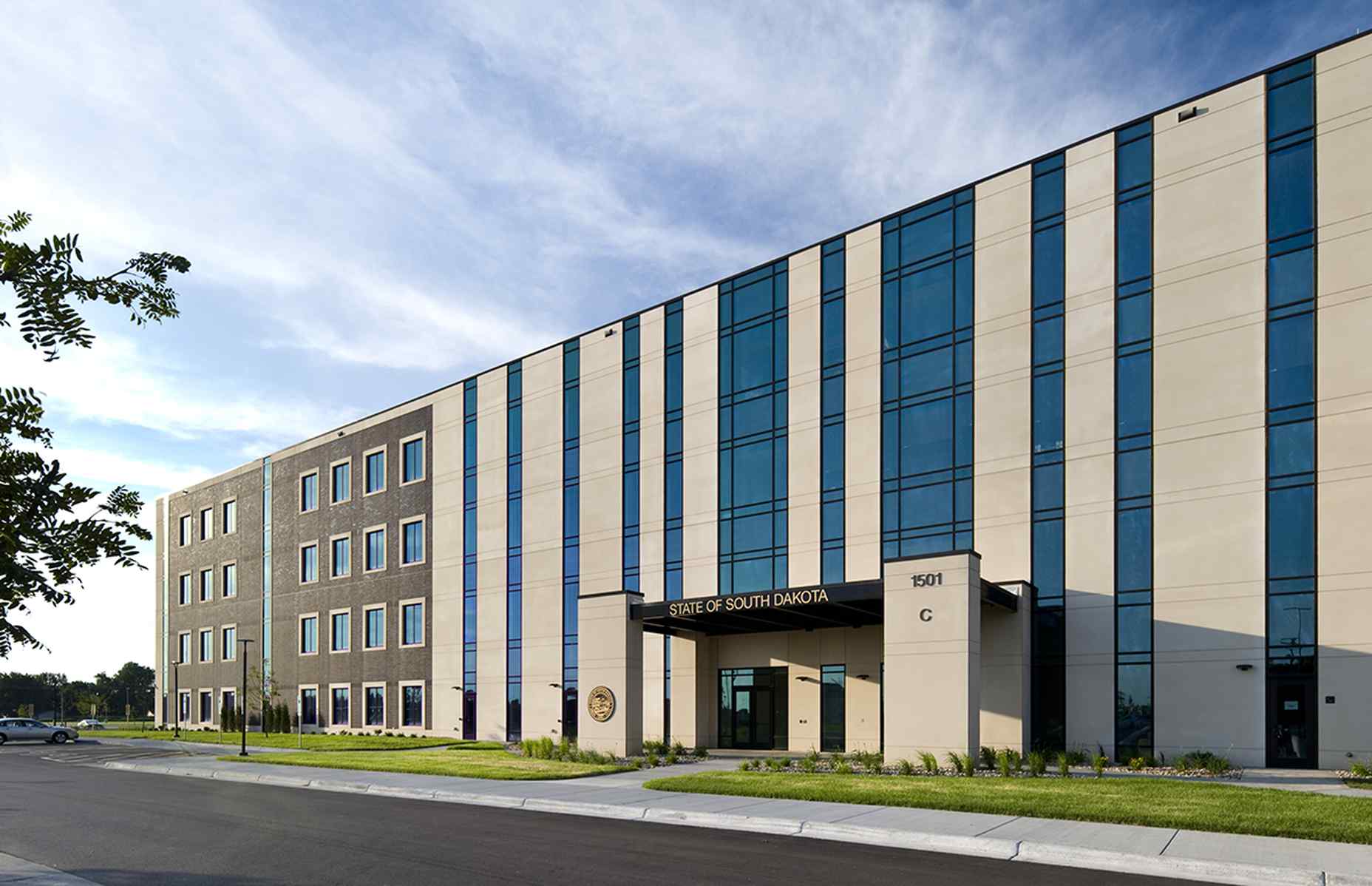 one stop exterior close up side view