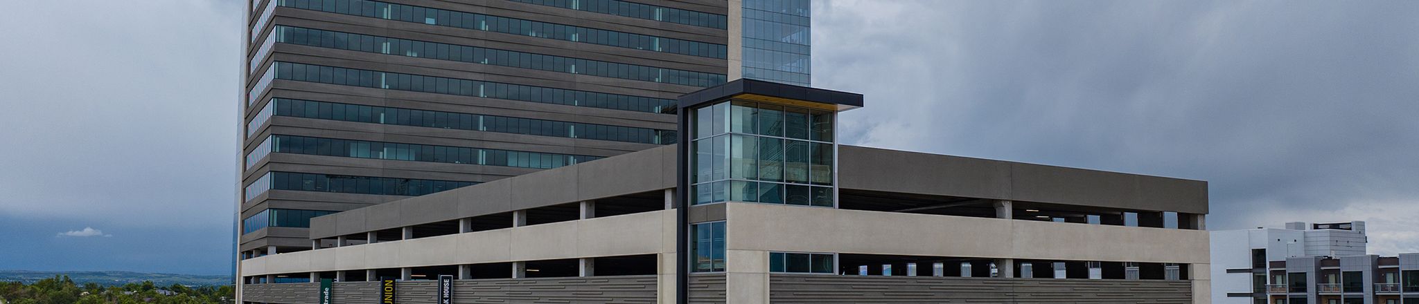 aerial of one belleview station