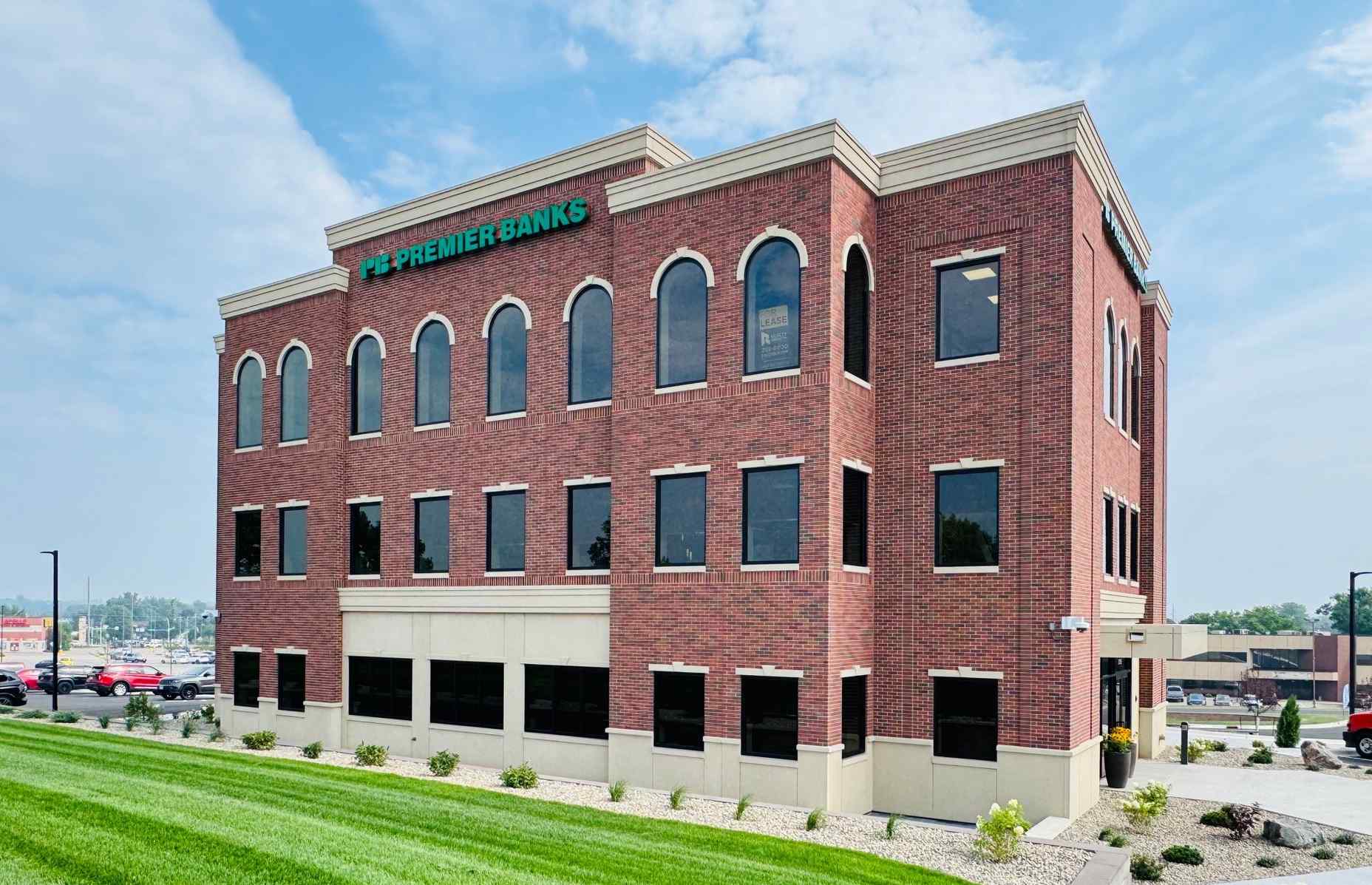 premier bank exterior side of building