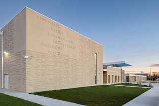 exterior of icc 500 with lettering