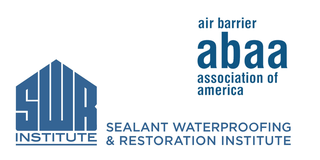 Sealant Waterproofing & Restoration Institute (SWRI) & Air Barrier Association of America (ABAA) logos