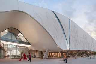 crow museum of asian art exterior facade