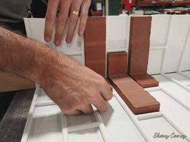 thin brick installation on formliner