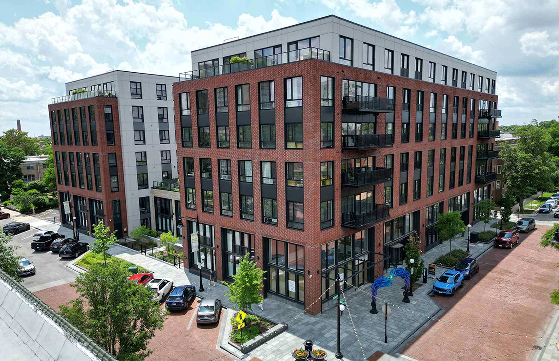 the porter front corner with street