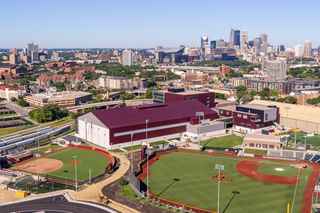 aerial view of The University of Minnesota Athletes Village