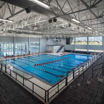 wide view of verona pool from second floor