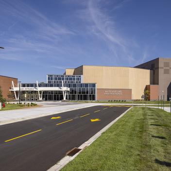 image of the entrance of white bear lake high school north campus