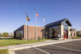 waconia fire station entrance exterior