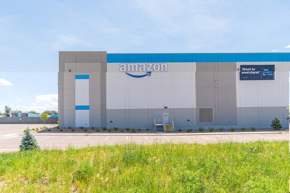side of amazon warehouse