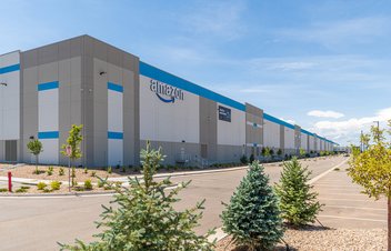 exterior of amazon warehouse