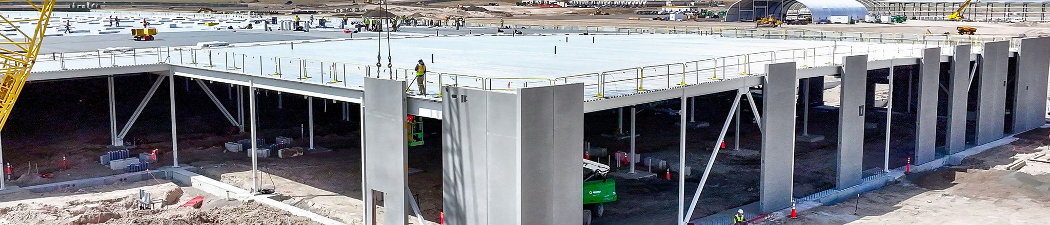 exterior construction of confidential data center