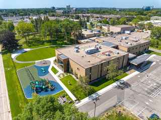 aerial of Franklin Center