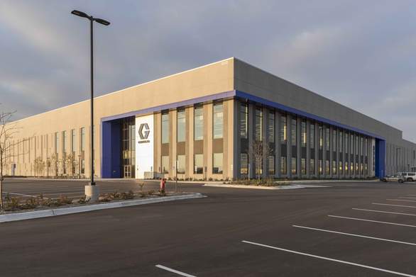 distribution facility during construction