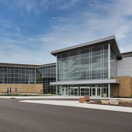 _GreenheckTurnerCC_Exterior_EntranceWithPanels_MR