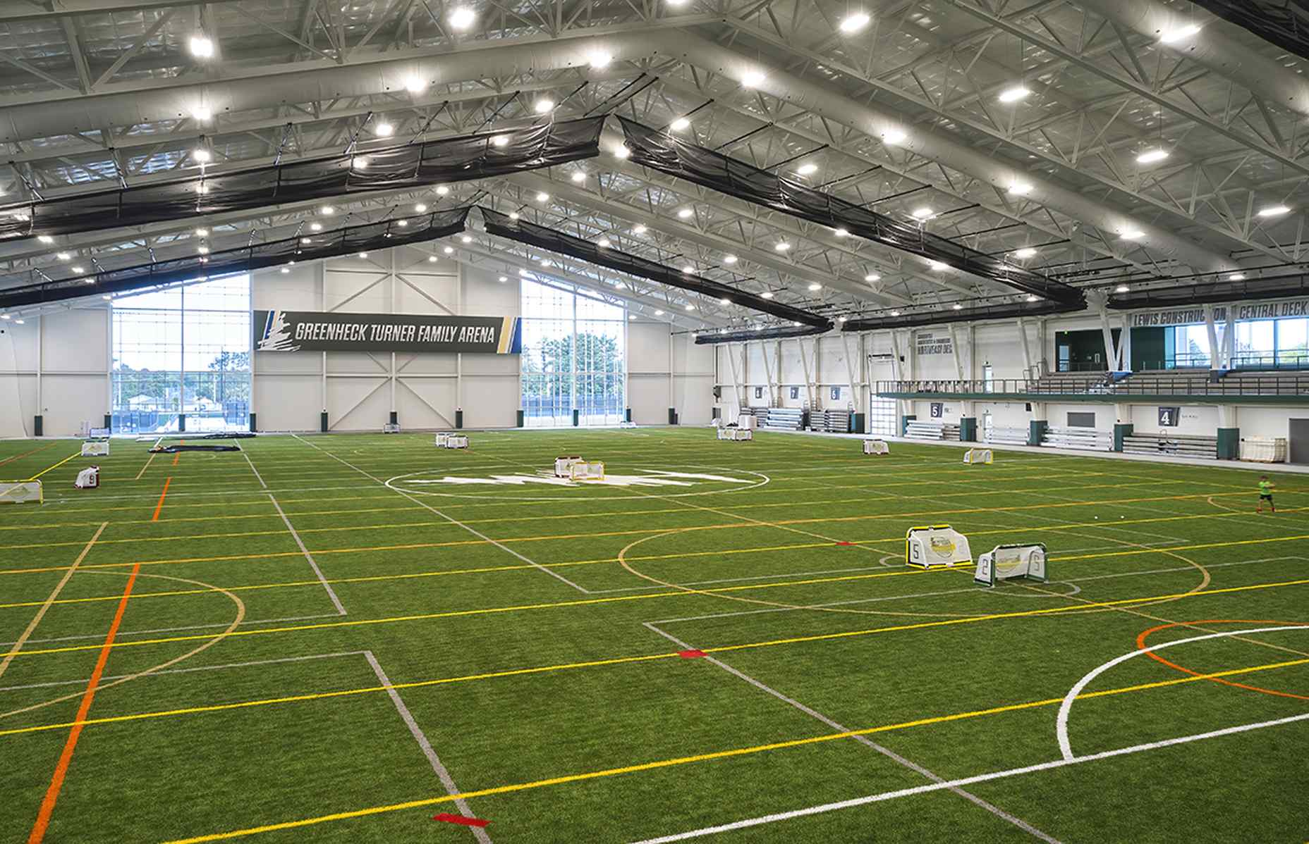 interior turf of greenheck turner community center