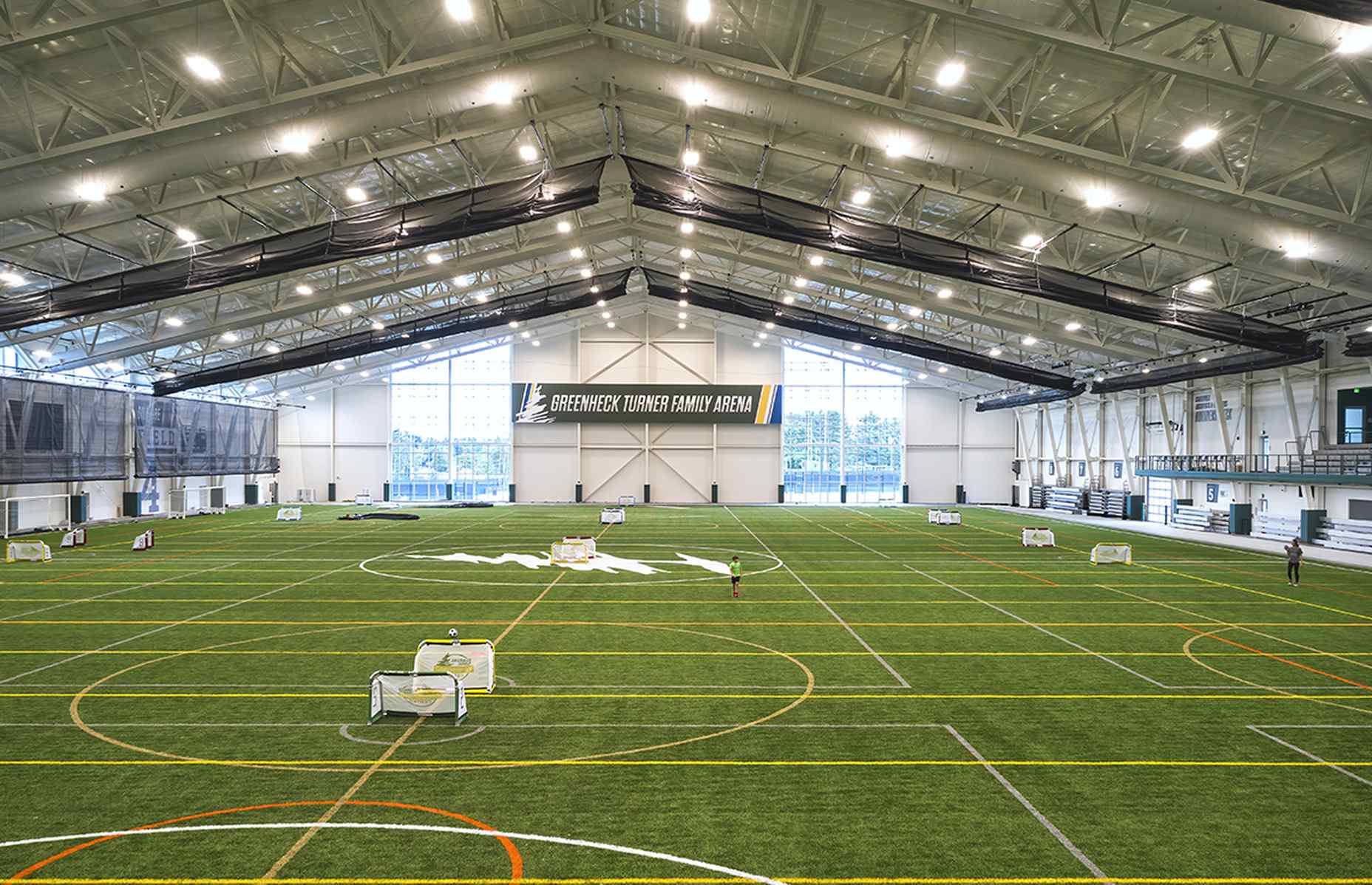 interior turf of greenheck turner community center