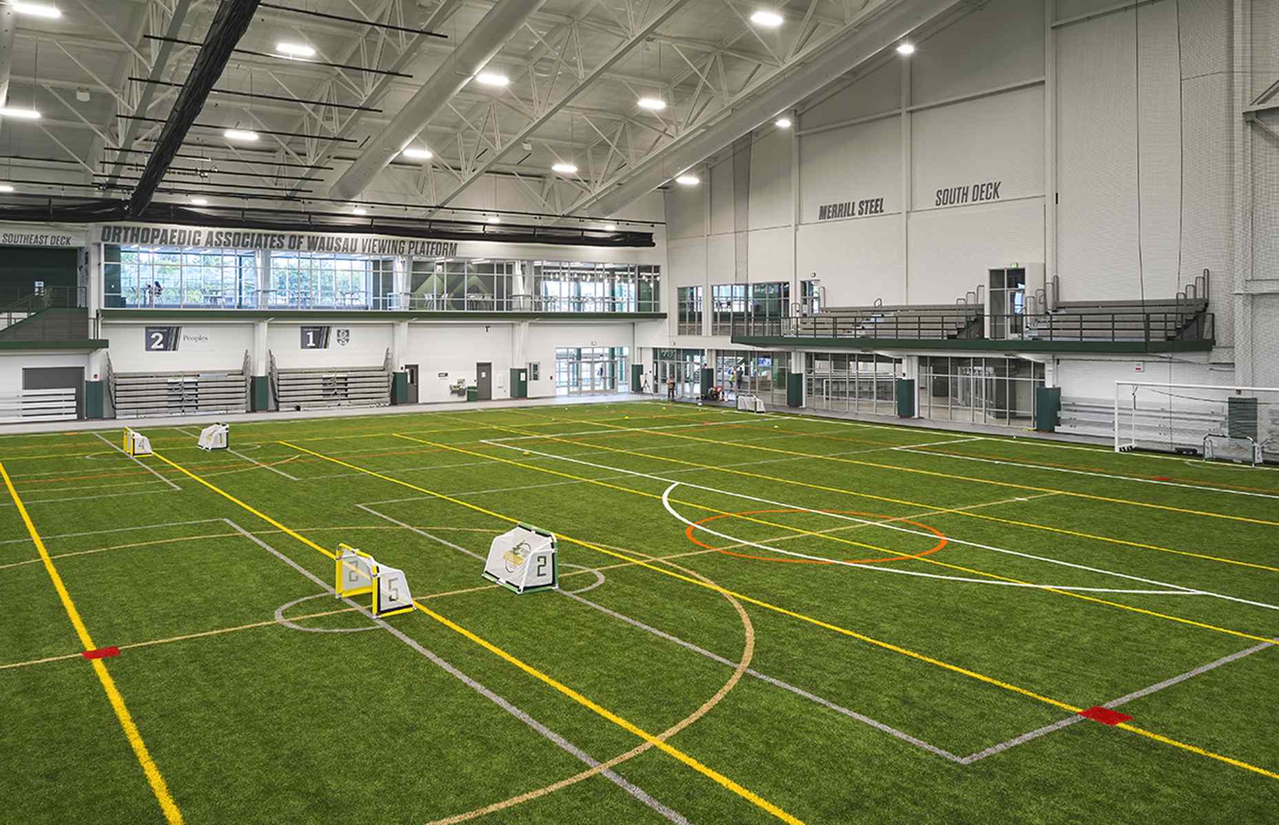 interior turf of greenheck turner community center