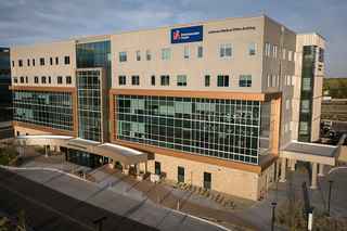 aerial view of entrance of MOB