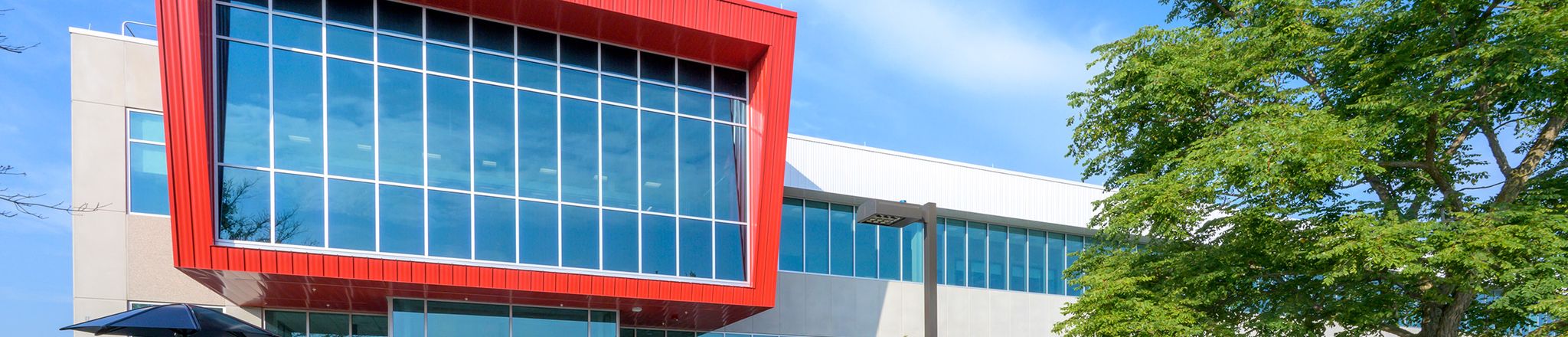 exterior entrance of ISU vet center