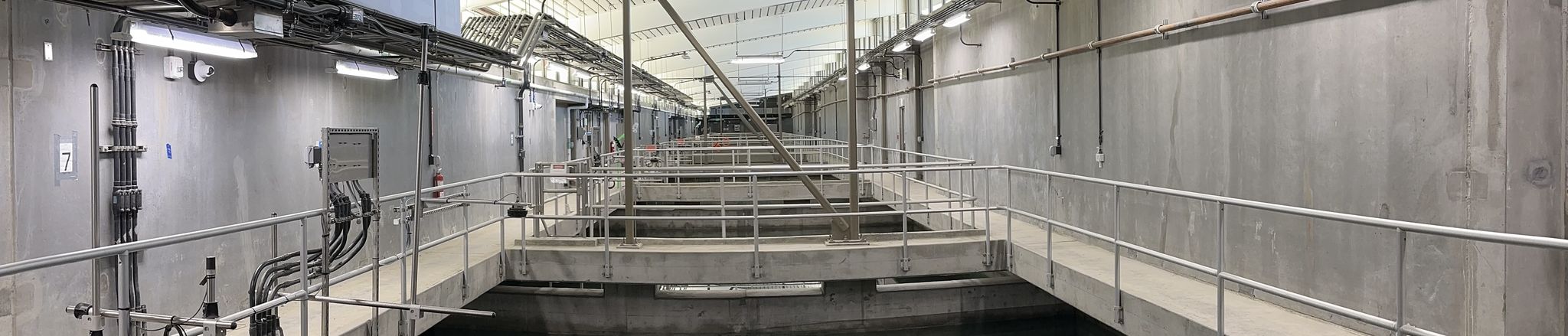 interior of northwater treatment plant