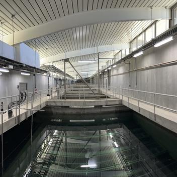 interior of northwater treatment plant
