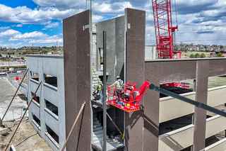 men working on installation