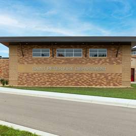 _St Peter Fire Station - Exterior - Name MR