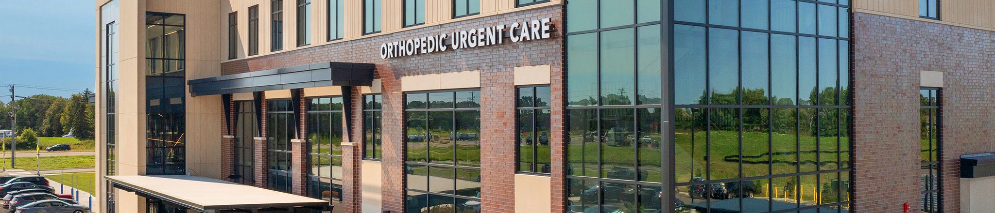 external aerial view of twin cities orthopedics building